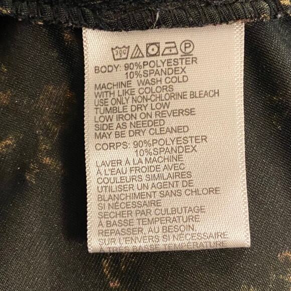 Ecate Black Velour Skirt Size M Soft Mini - Picture 4 of 5